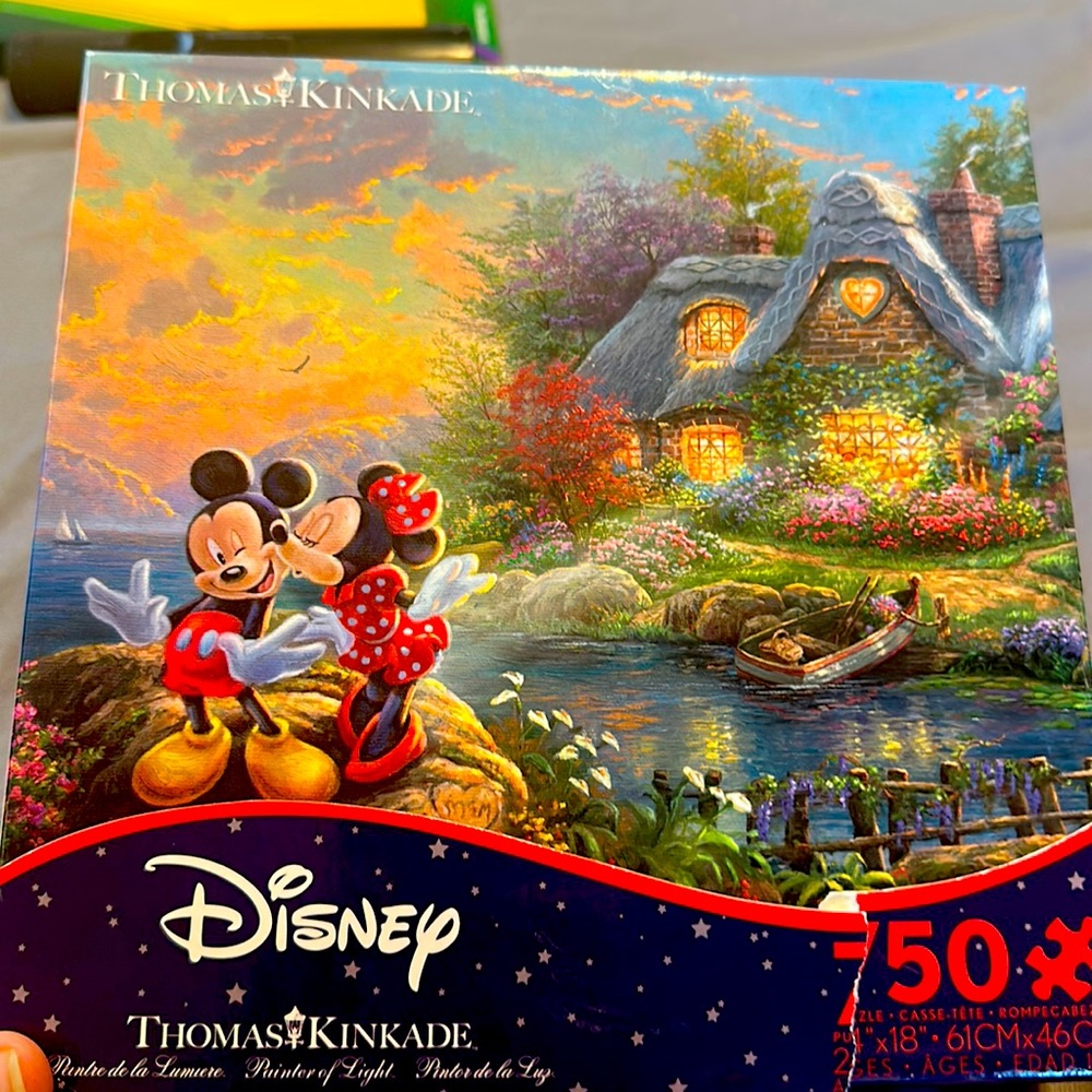 COPY - Disney Mickey and Minnie puzzle 750 pieces Thomas kinkade